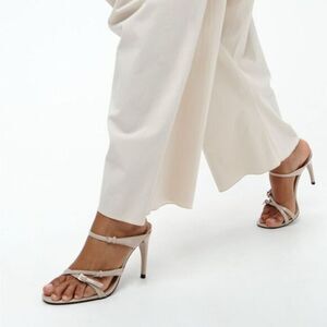 ZARA HEELED SANDALS WITH BUCKLES